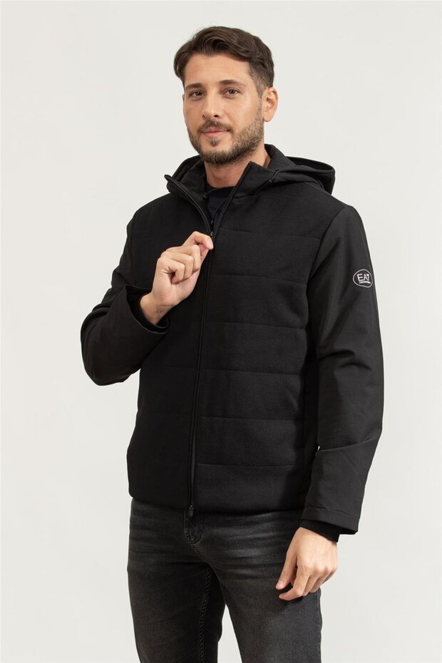 Erkek Fermuarlı Sweatshirt - 2