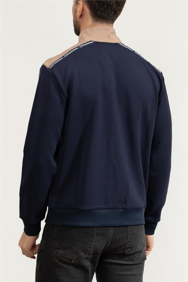 Erkek Fermuarlı Sweatshirt - 3