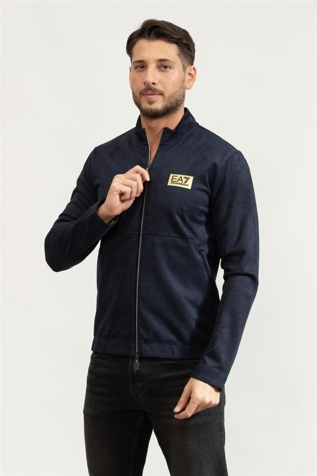 Erkek Fermuarlı Sweatshirt - 2