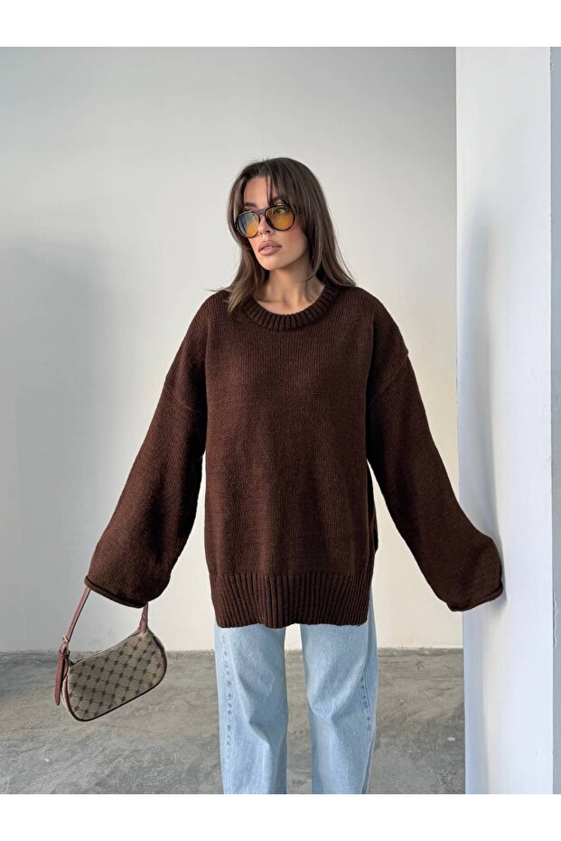 Yırtmaçlı Basic Triko - 2