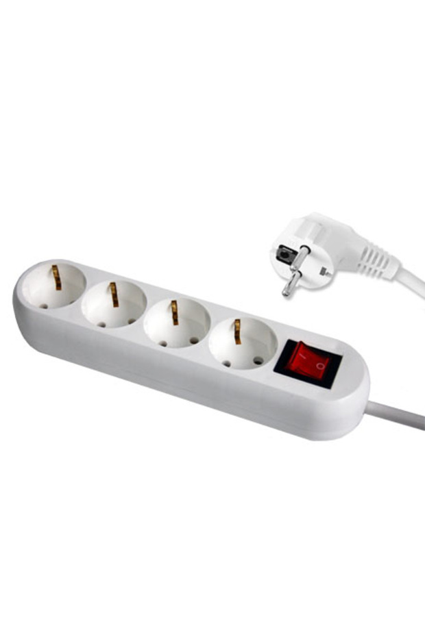 Extension cable 4-way switch 3x1.5mm 2m