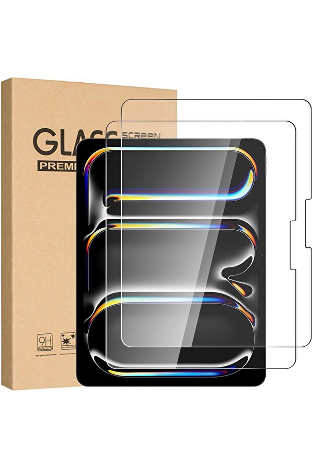 [2 Pack] Tempered Glass Screen Protector for iPad Pro 13-Inch (M5/M4 2025/2024)