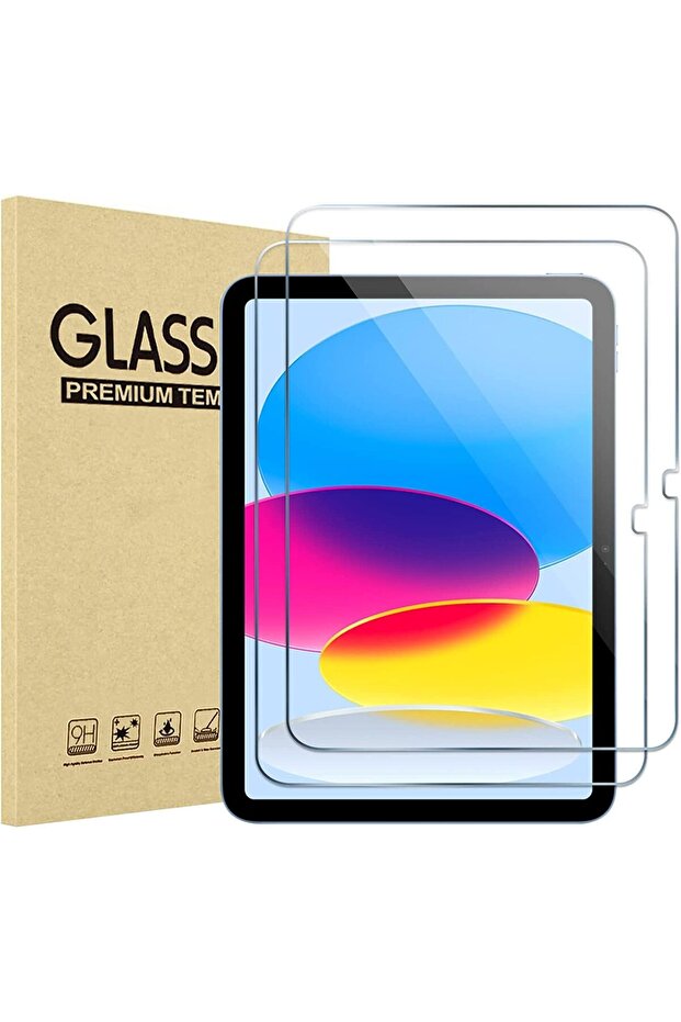 2 Pack Tempered Glass Screen Protector for iPad 10th Gen 10.9 (A2696/A2757/A2777)