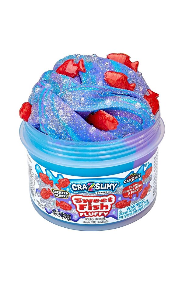 Dome Topper Sweet Fish Slime Jar (Ages 6+)
