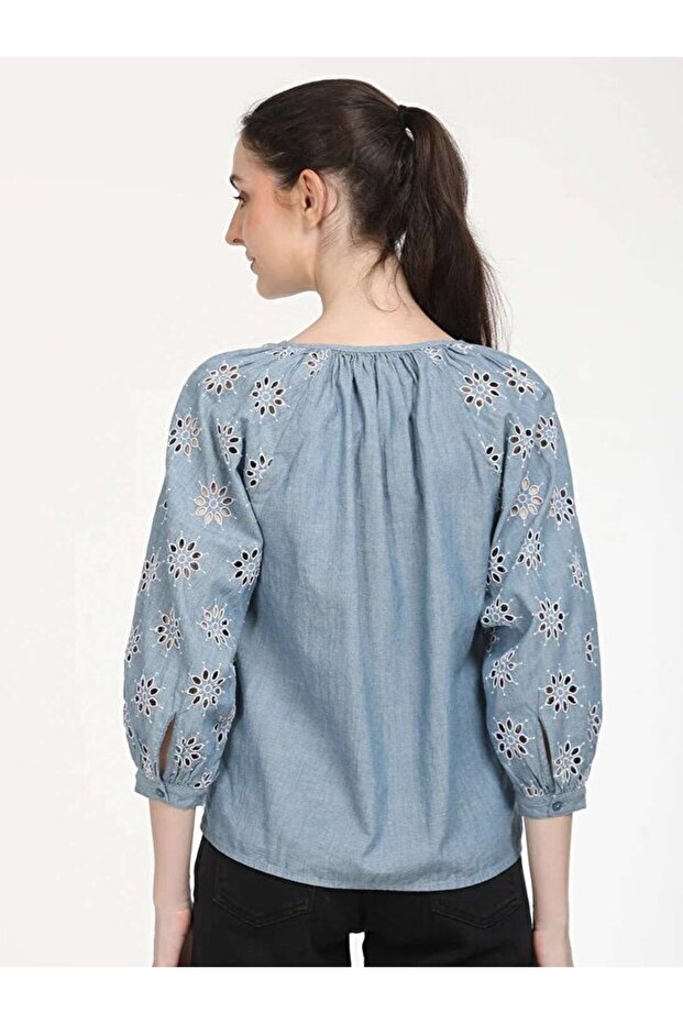 Crystal Gathered Bluz - 3