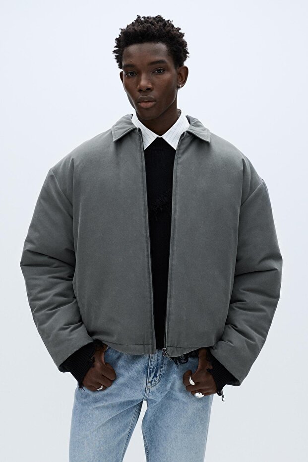 Yıkama efektli hafif ceket - 2