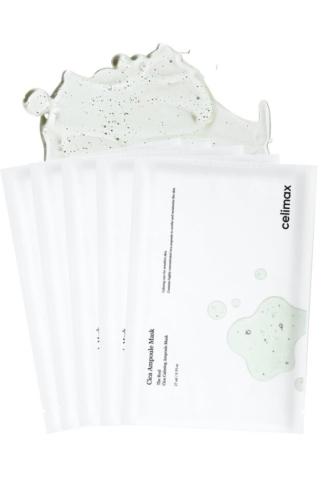 The Real Cica Calming Ampoule Mask5ea/set