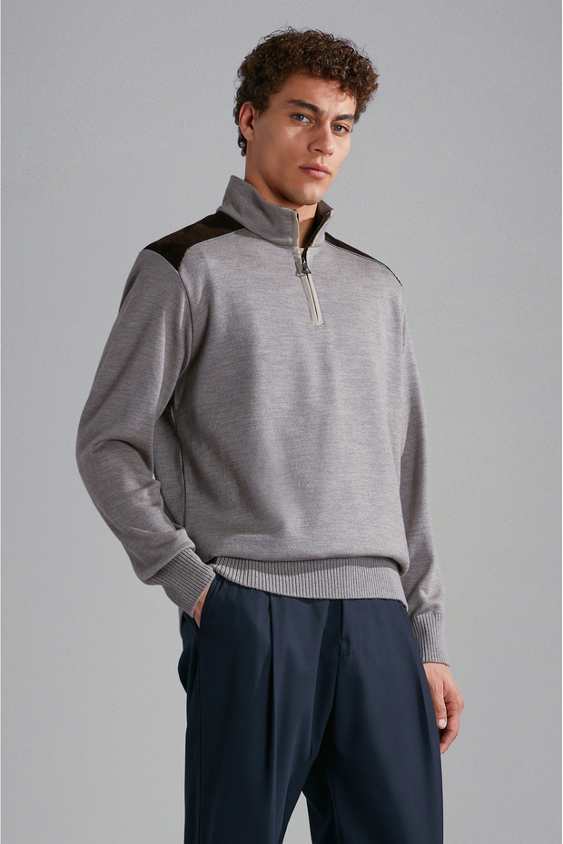 MEN'S ZIPPED PULLOVER C.WWOOL