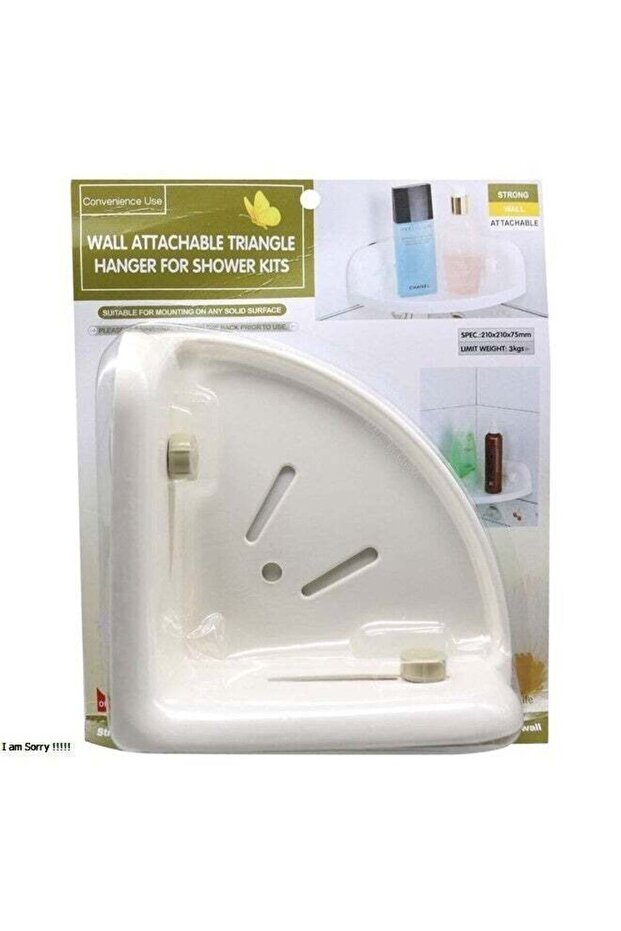 Powerful Suction Shower Shelf Wall Toothbrush Rack