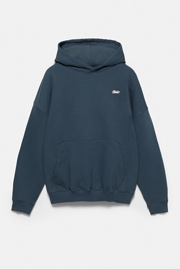 STWD logolu kapüşonlu sweatshirt - 7