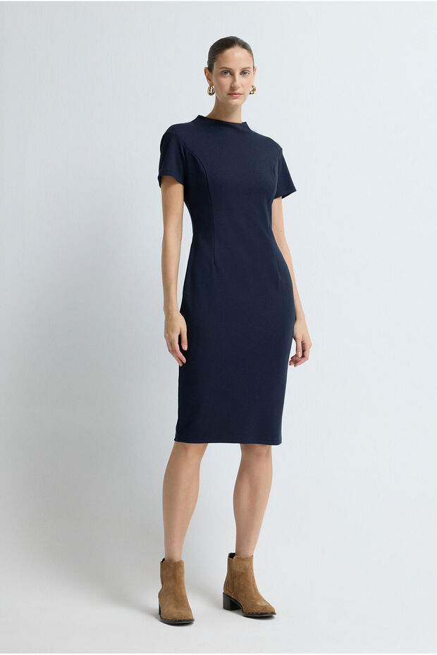 Kısa Kollu Elbise - 4