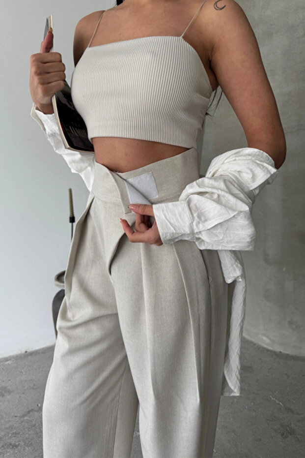 TAARI PANTOON Bej - 3