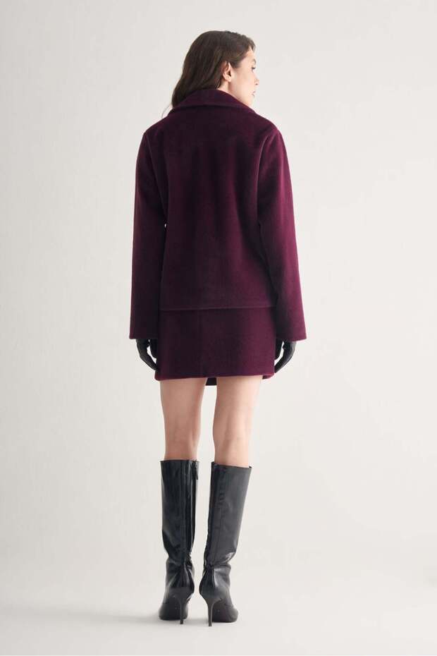 Regular Fermuarlı Ceket - 5