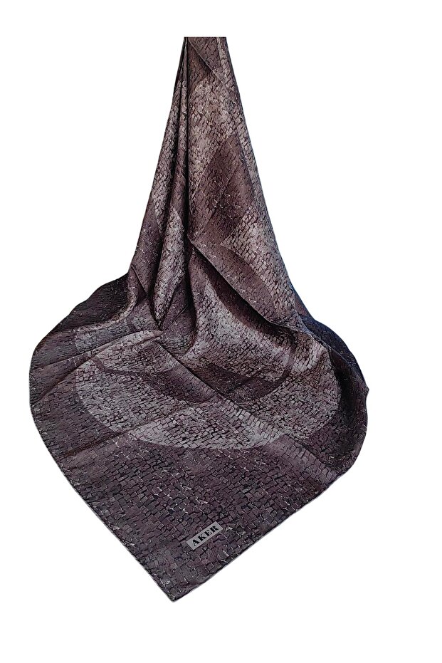 Silk Crepe Satin Scarf 2026 Winter Season 6201701-373