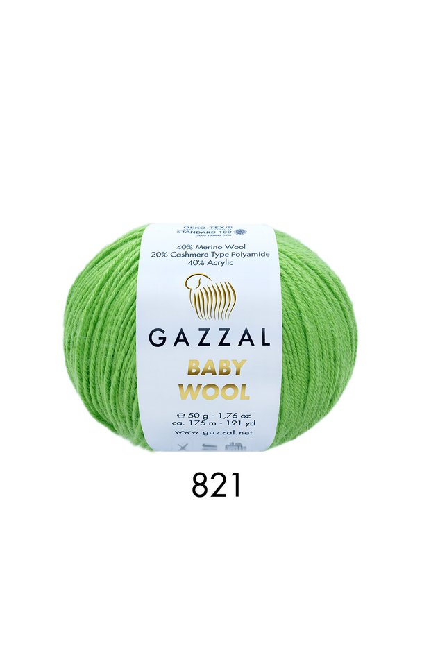 Gazzal Baby Wool Baby Wool 10 Pack (10X50Gr) 500 Gr
