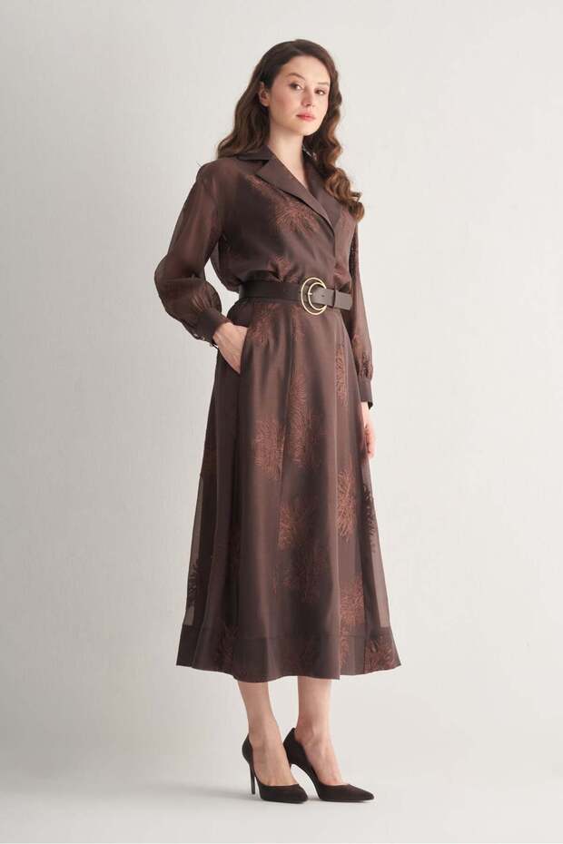 İşlemeli Kemerli Bluz - 3