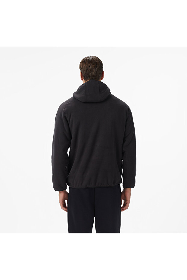 tech Half Zip Erkek Siyah Sweatshirt - 2