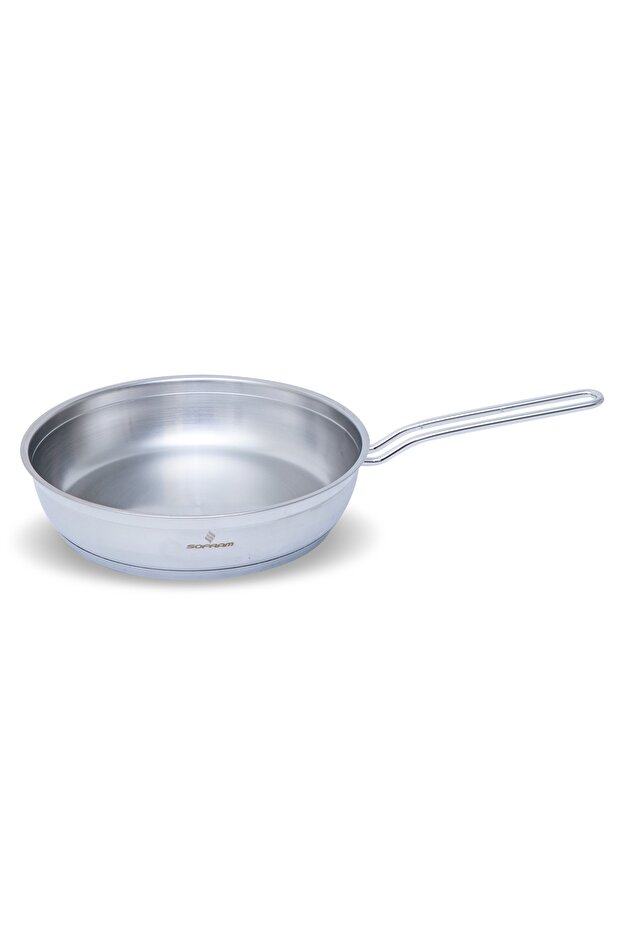 Stainless Steel Fry Pan, 24 cm - 3