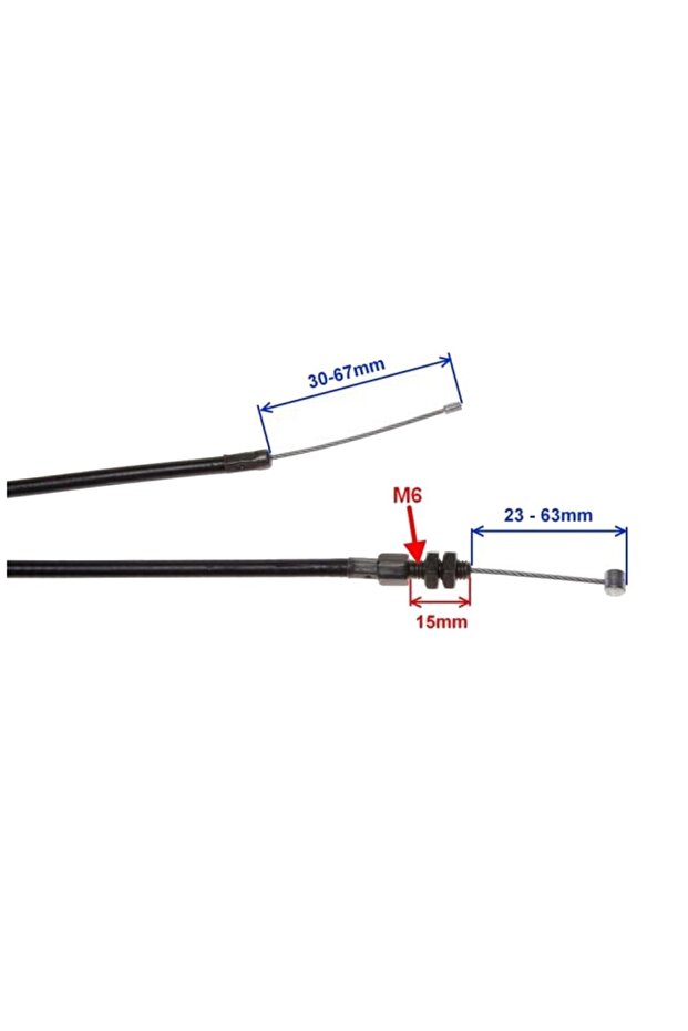 Acceleration cable Atv XY250ST-9C automatic - 3