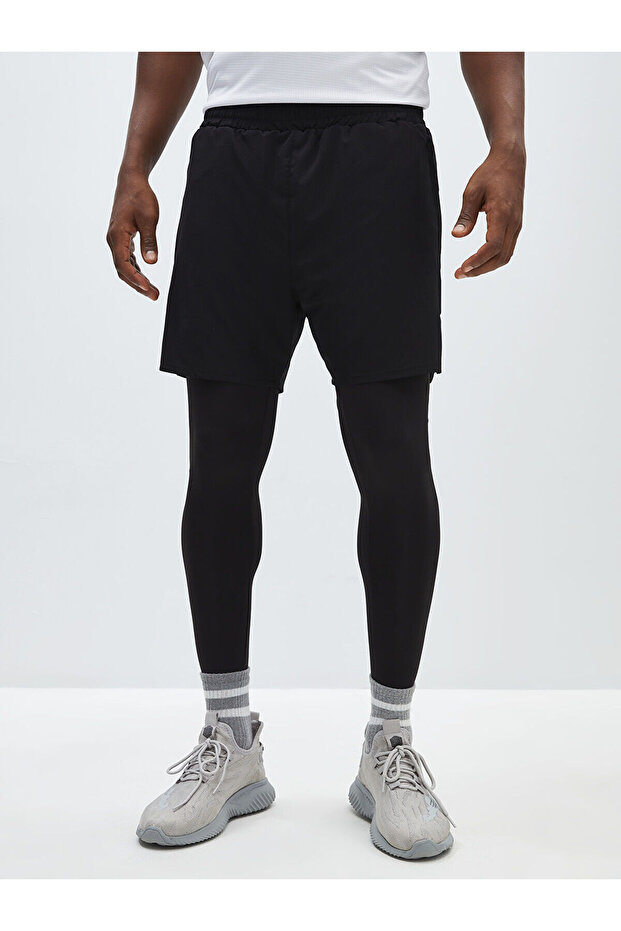 Slim Fit Erkek Taytlı Şort - 4