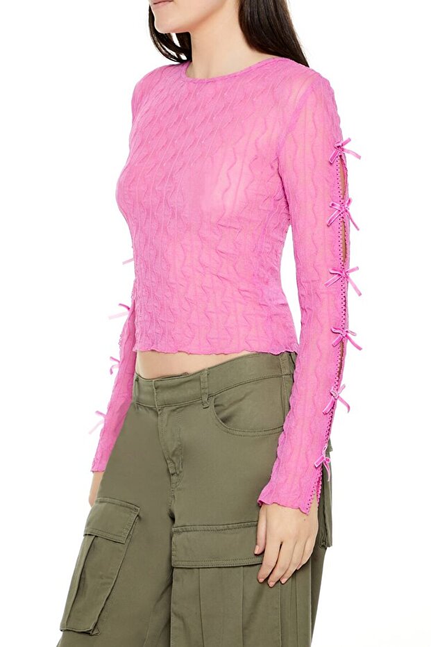 Fiyonk Detaylı Bluz - 1