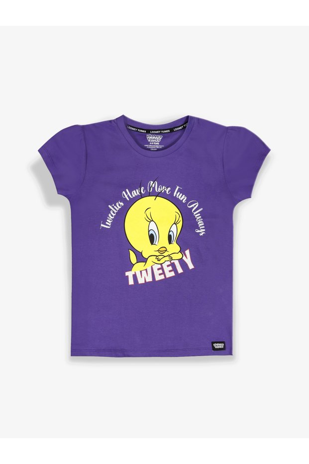 Graphic Print Round Neck Fashion T-shirt