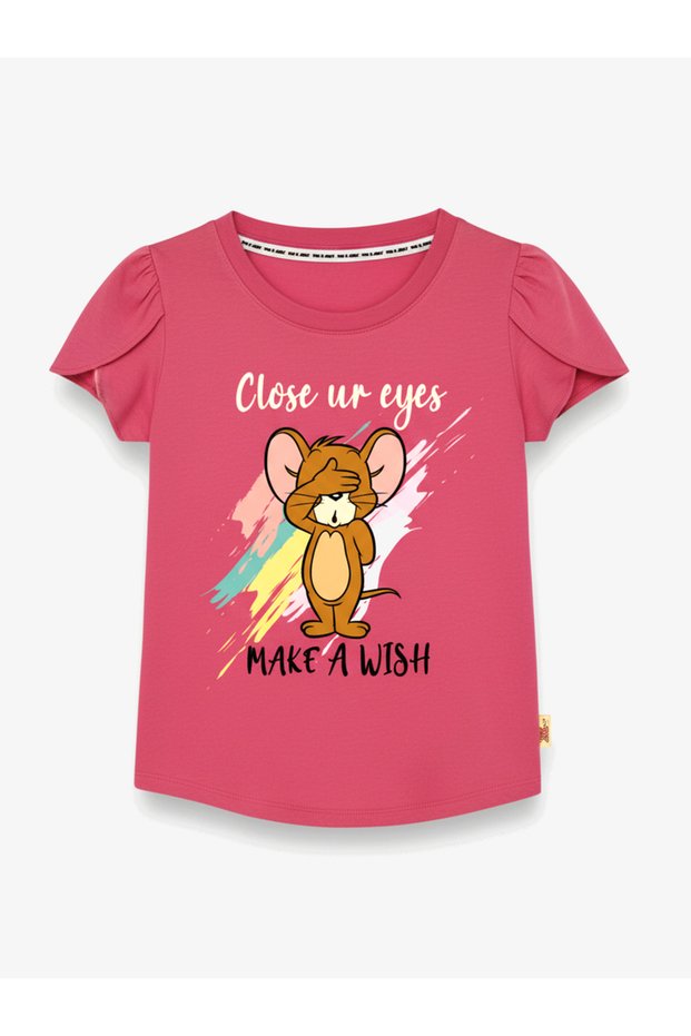 Graphic Print Round Neck Fashion T-shirt