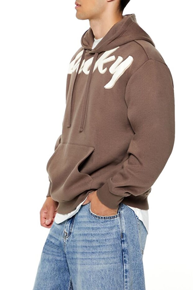 Lucky Baskılı Sweatshirt - 4