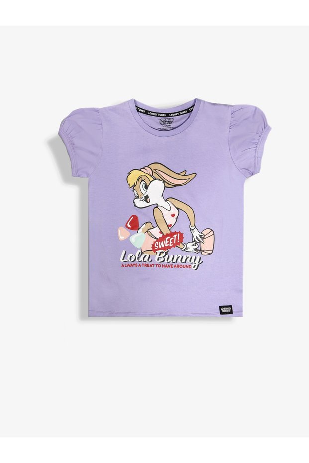 Graphic Print Round Neck Fashion T-shirt