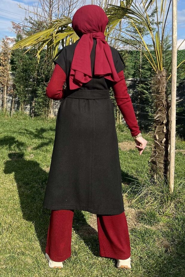 Apoletli Siyah Yelek - 4