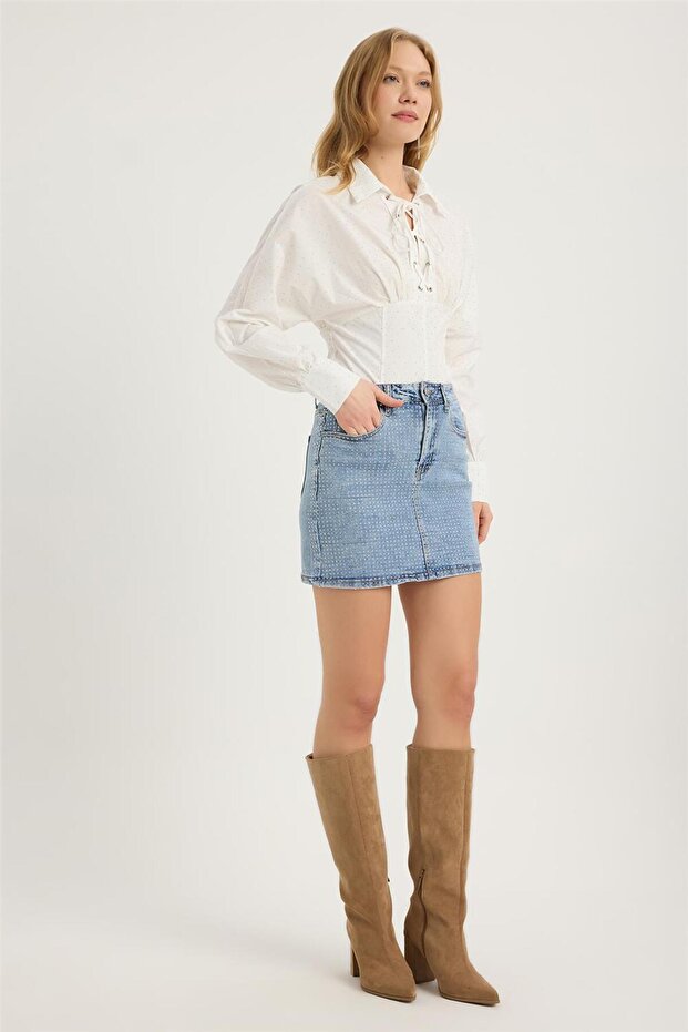 Jean Mini Etek - 3