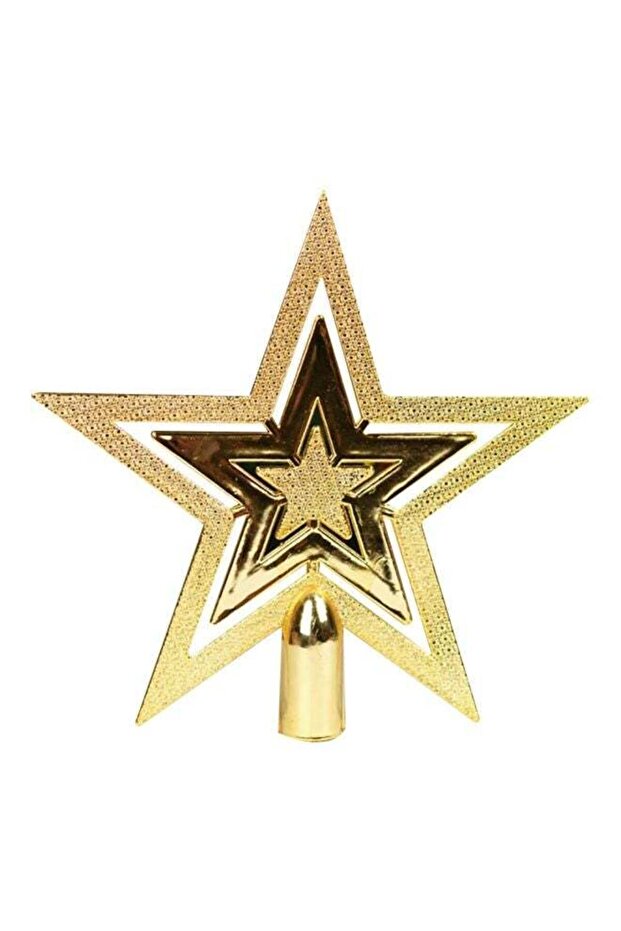 Decorative Tree Topper Glitter Star Ornament 15cm