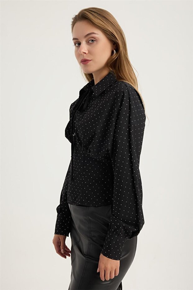 Gömlek Yaka Bluz - 2