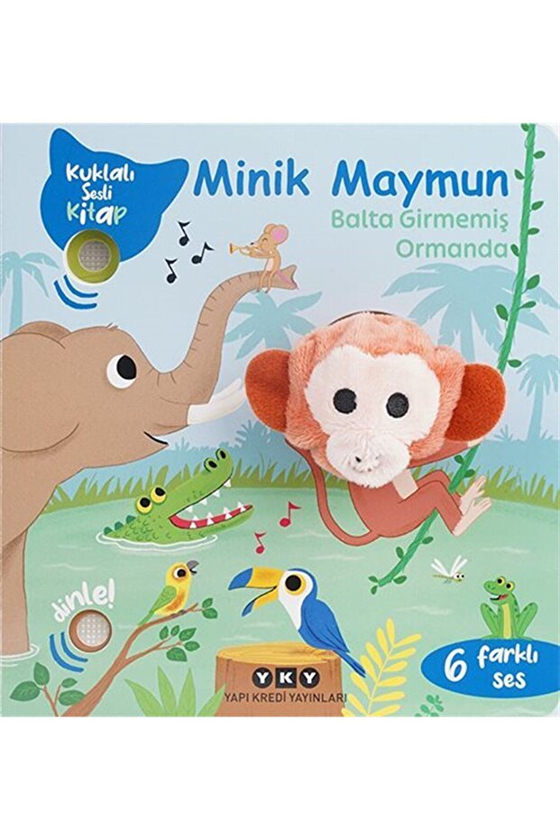 Minik Maymun Balta Girmemiş Ormanda (Kuklalı Sesli Kitap)