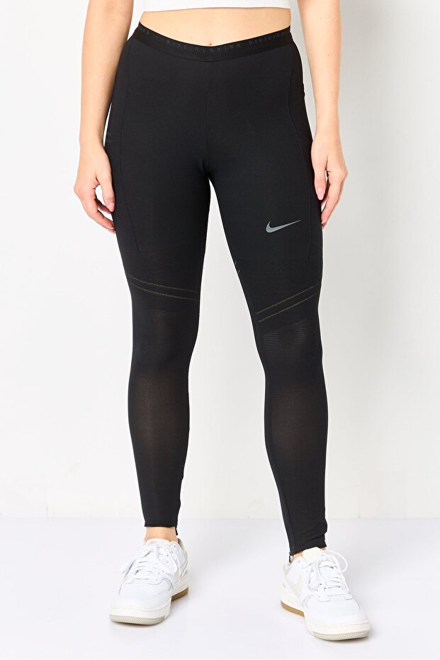 Women Sportswear Fit Running Leggings, Black