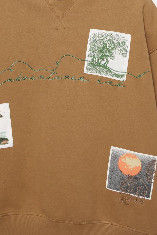 Yamalı sweatshirt - 7