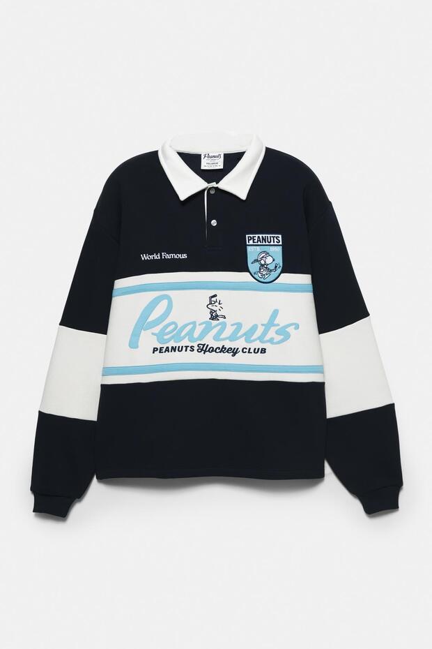 Peanuts panelli polo t-shirt - 6