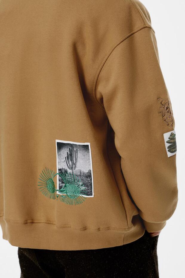 Yamalı sweatshirt - 3