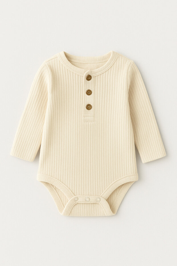 Bejribana Buttoned Bodysuit