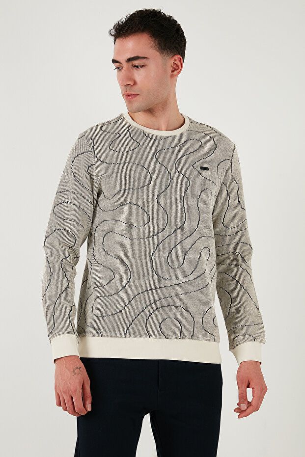 U.S. Polo Cotton Regular Fit Crew Neck Sweat Men's Sweat G081Sz0822239321