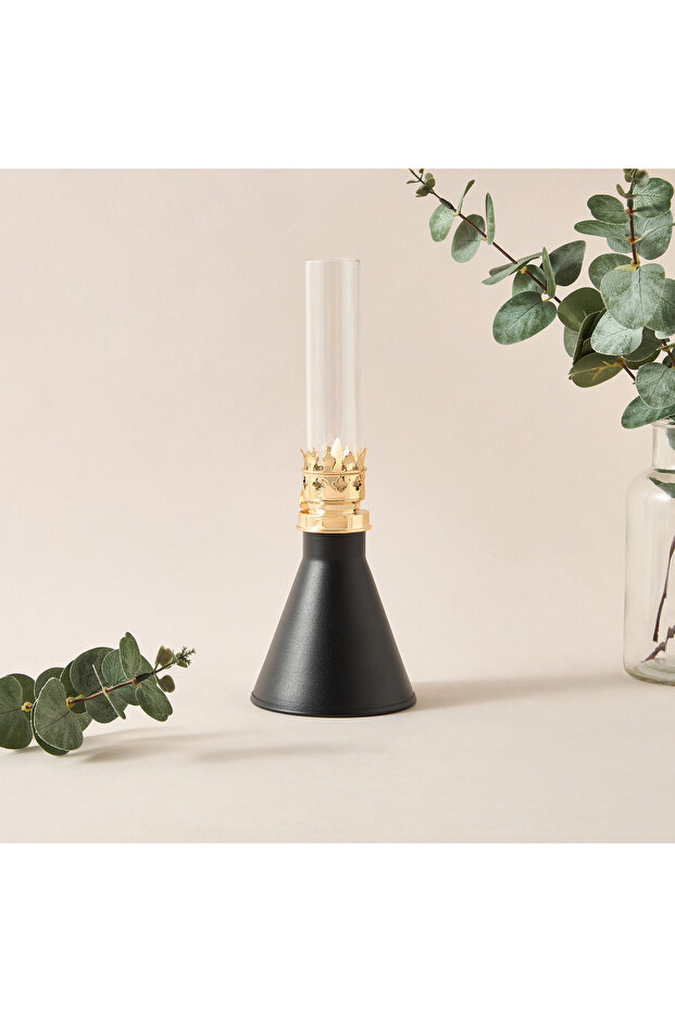 فانوس مغربي LED - 13 × 13 × 22 سم
