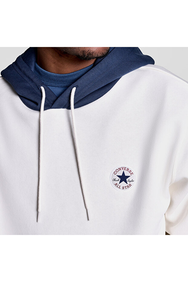 Standard Fit Core Chuck Patch Erkek Krem Sweatshirt - 4