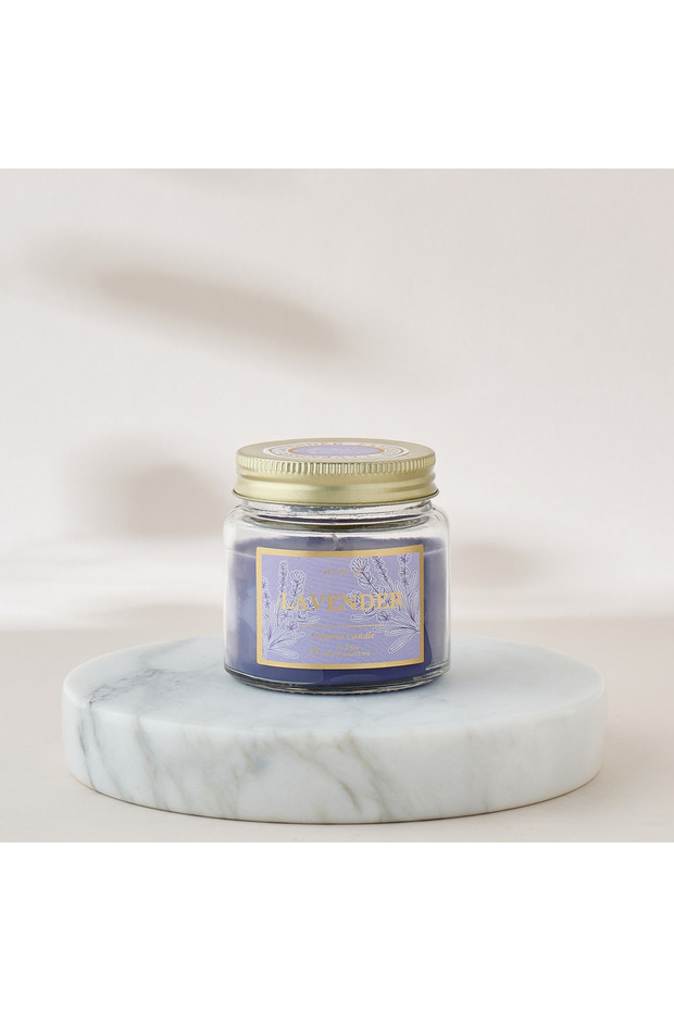 Lavender Scented Jar Candle - 70 gms