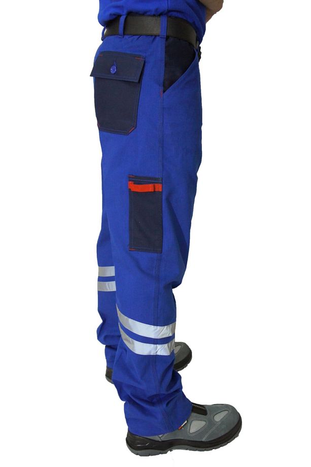 Iş Pantolonu Klasik 5 Cepli Reflektörlü - 3