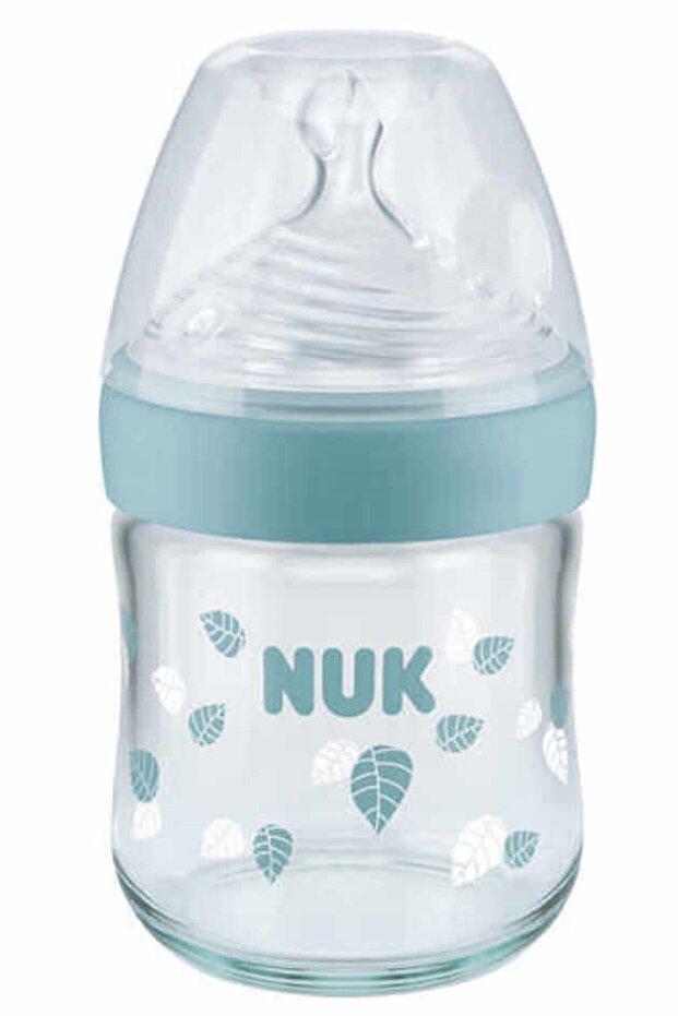 Nature Sense Cam Biberon Damaklı Silikon Emzikli 120 Ml(0-6ay)orta Akış-yeşil - 1