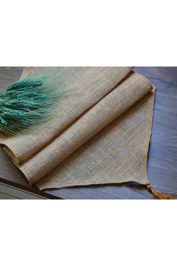 Runner Jüt Hasır Kumaştan Runner - 6