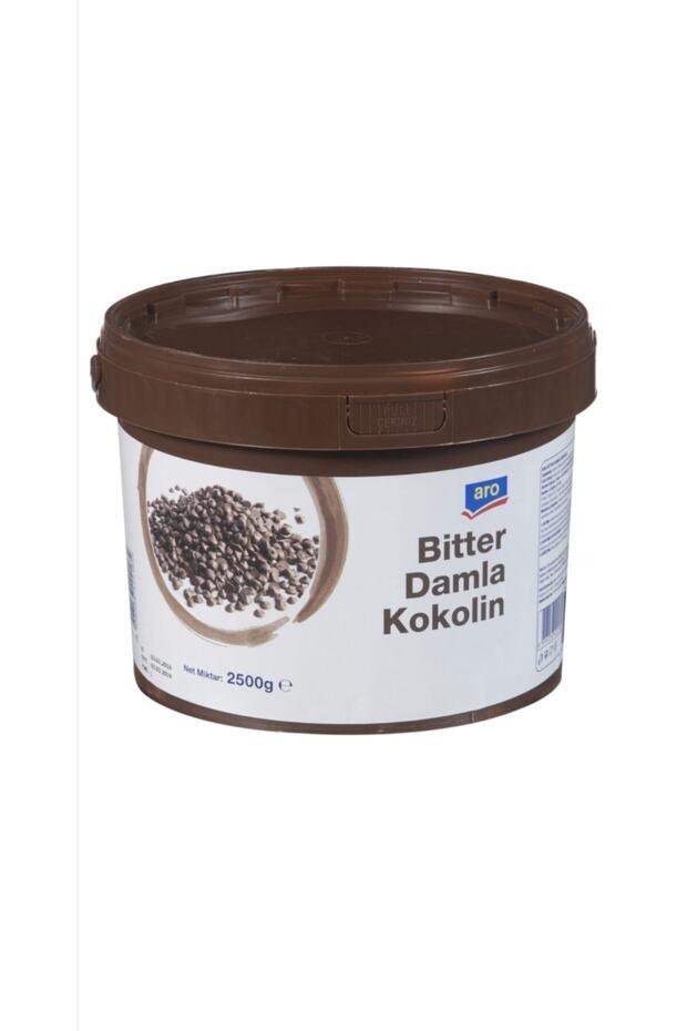 Bitter Damla Kokolin 2,5 Kg- Compound Chocolate - 1
