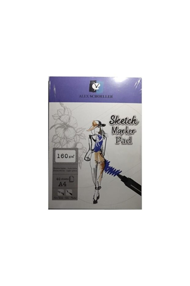 Sketch Marker Pad A4 160 gr 40 Pack Alx:936