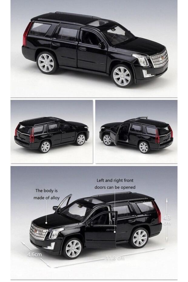 Siyah Cadillac Escalade Model Araba - 1
