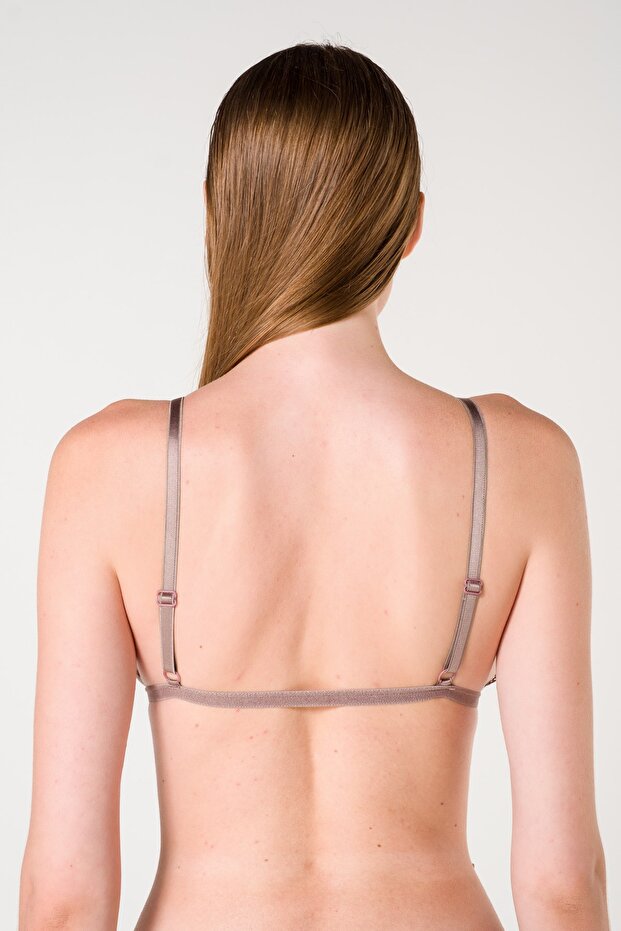 Kadın Kapsız Dantelli Önden Klipsli Bralet - 3